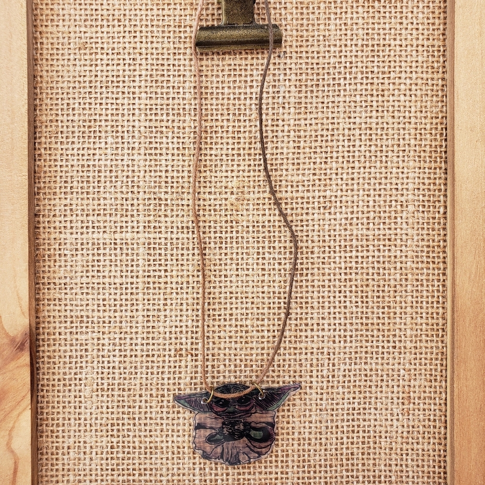Baby Yoda necklace